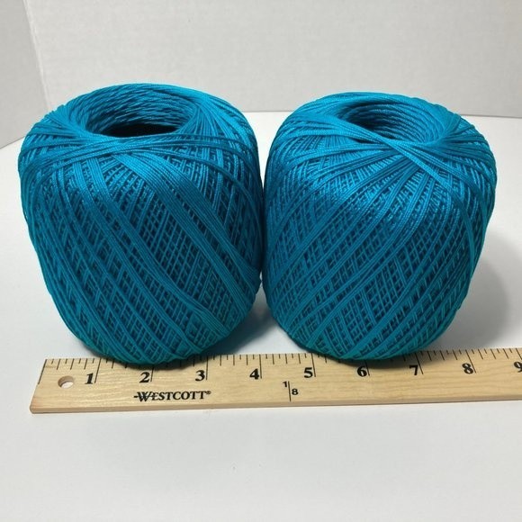 2 Aunt Lydia's Classic 10 Crochet Thread Peacock - Picture 3 of 13